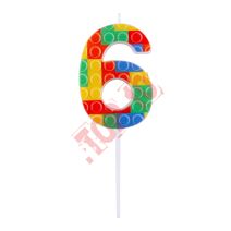 Cyferki pikery Klocki wielokolorowe