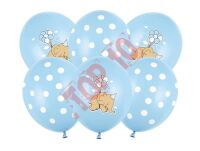 SB14P-255-000-6 Balony 30cm, Słonik, Pastel Baby Blue Mix