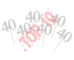 QT-P40S  PIKER B&C ''40'', SREBRNY, 6 szt.