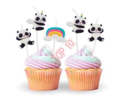 SF-SPPA ŚWIECZKI PIKERY PANDA, 5 SZT. - 2