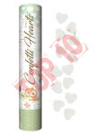 KP-BS30 KONFETTI PNEUMATYCZNE BIAŁE SERDUSZKA / 30 CM