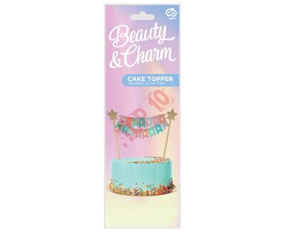 QT-DTHB DEKORACJA NA TORT PB&C HAPPY BIRTHDAY - 3