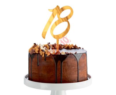 PF-DA18 DEKORACJA AKRYLOWA B&C NA TORT 