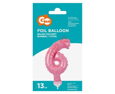 BC-5RO6 BALON FOLIOWY RÓŻOWY 