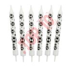 ŚWIECZKI URODZINOWE 6/6 " PIŁKI NOŻNE" SPN6-MM