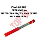 HF0270-RED FLARA METALOWA ROZSUWANA CZERWONA