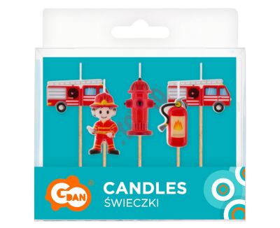 SF-PSPO SWIECZKI PIKERY STRAŻ POŻARNA, 5 szt. - 2