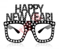 NP-ONYD OKULARY "HAPPY NEW YEAR" DIAMENTOWE 1 SZT.