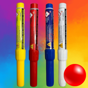 HF0271-RED FLARA METAL CZERWONA ZAWLECZKA 1szt