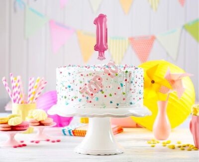 BC-5RO1 BALON FOLIOWY RÓŻOWY 