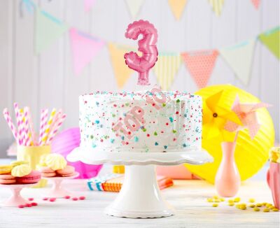 BC-5RO3 BALON FOLIOWY RÓŻOWY 