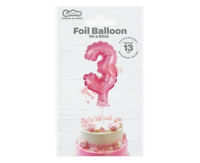 BC-5RO3 BALON FOLIOWY RÓŻOWY 