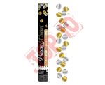 KP-ZS40 KONFETTI PNEUMATYCZNE B&C ZŁOTE I SREBRNE KÓŁECZKA, FOLIOWE / 40 CM