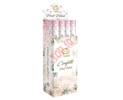 JC-KPPR60 KONFETTI - PŁATKI RÓŻ, RÓŻOWE, TEKSTYLNE / 60 cm - 2