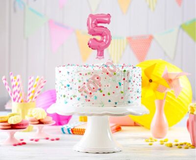 BC-5RO5 BALON FOLIOWY RÓŻOWY 