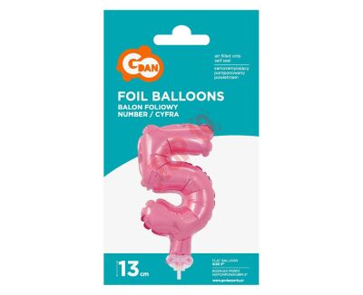 BC-5RO5 BALON FOLIOWY RÓŻOWY 