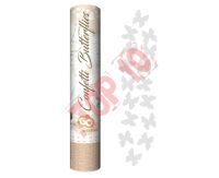 KP-BM30 KONFETTI PNEUMATYCZNE BIAŁE MOTYLKI / 30 CM