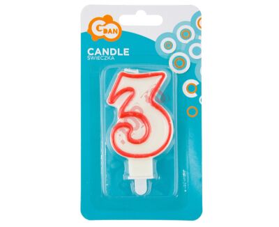 PF-SCC/3 ŚWIECZKA CYFERKA 
