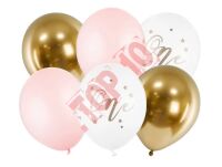 SB14P-307-081B-6 Balony 30cm, One, Pastel Pale Pink