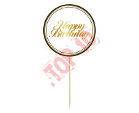 RV-DBCK DEKORACJA NA TORT B&G "HAPPY BIRTHDAY