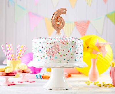 BC-5RZ6 BALON FOLIOWY RÓŻOWO-ZŁOTY 