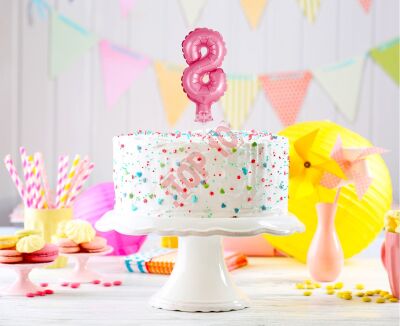 BC-5RO8 BALON FOLIOWY RÓŻOWY 