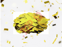 KONFETTI GOLD METALIC PROSTOKĄT 55 x 18 mm 1kg