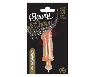 BC-5RZ1 BALON FOLIOWY RÓŻOWO-ZŁOTY 