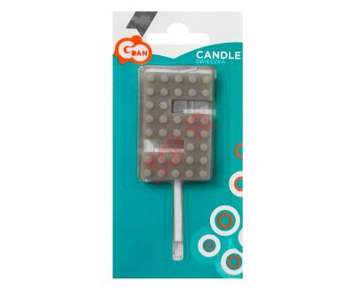 7C-SUK5 ŚWIECZKA URODZINOWA KLOCKI CYFRA 