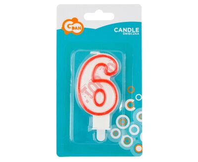 PF-SCC/6 ŚWIECZKA CYFERKA 