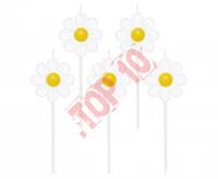 PF-SST2 ŚWIECZKI PIKERY STOKROTKI 2.5 cm, 5 szt. 