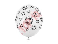 SB14P-116-008-6 Balony 30cm, Piłki nożne, Pastel P. White