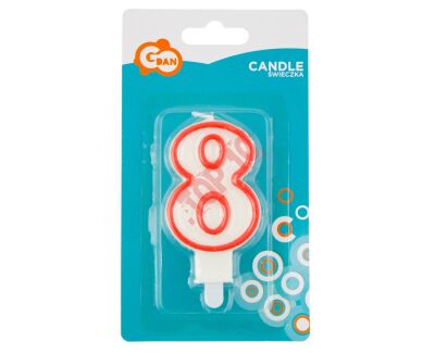 PF-SCC/8 ŚWIECZKA CYFERKA 