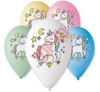 GMS110/P661 BALONY PREMIUM "JEDNOROŻEC - MAGICZNA NOC", 12" / 5SZT.