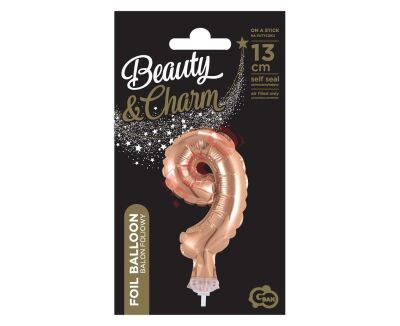 BC-5RZ9 BALON FOLIOWY RÓŻOWO-ZŁOTY 