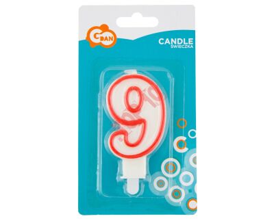 PF-SCC/9 ŚWIECZKA CYFERKA 