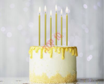 BH-SMZL ŚWIECZKI B&C METALICZNE ZŁOTE - 2