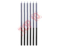 7C-SPNI ŚWIECZKI URODZINOWE PLATINIUM NIEBIESKIE 14.5cm 6/6