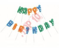 BH-SDIZ ŚWIECZKI DINO "HAPPY BIRTHDAY"