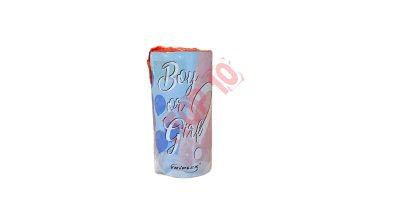 TXF658-10G DYM JASNY RÓŻ BABY SHOWER 1 szt. - 2