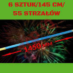 TXC775 RZYMSKIE OGNIE 6 SZTUK/55s/145cm