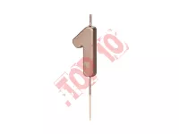 SCU12M-1-019R Świeczka urodzinowa Cyferka 1, różowe złoto, 4.5cm