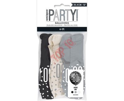 83390 BALON UQ GLITZ GROSZKI Z NADRUKIEM 