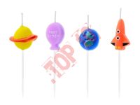 SCS-6 ŚWIECZKI PIKERY KOSMOS MIX, 6szt