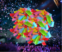 KONFETTI MULTI KOLOR PAPIER LUZ 1 KG