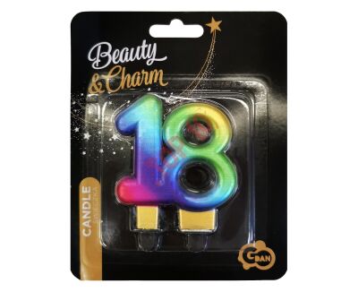 SF-S18G ŚWIECZKA B&C CYFERKA 