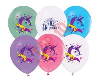 GZ-JED5 BALONY JEDNOROŻCE 12" / 5 SZT.