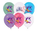 GZ-JED5 BALONY JEDNOROŻCE 12" / 5 SZT.